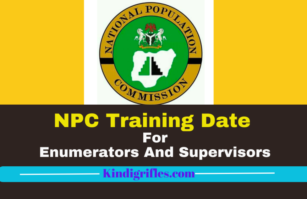 NPC Training Date for Enumerators