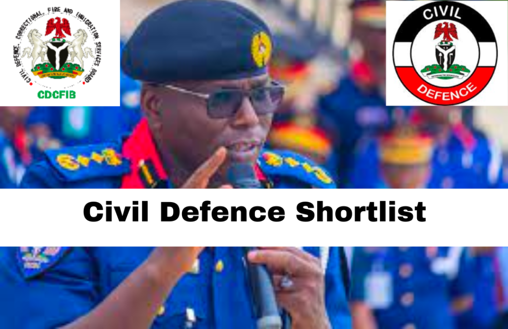 Civil Defence Shortlist