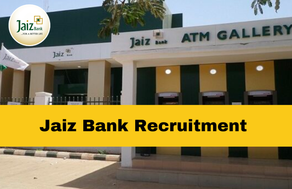 Jaiz Bank Recruitment