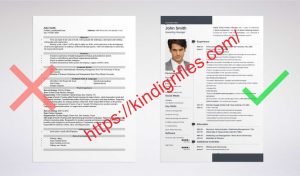 How to Write Resume for Job Application Template