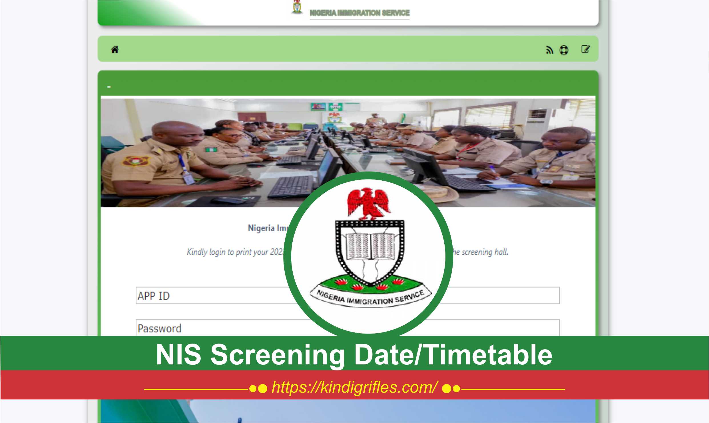 NIS Screening Date & Timetable