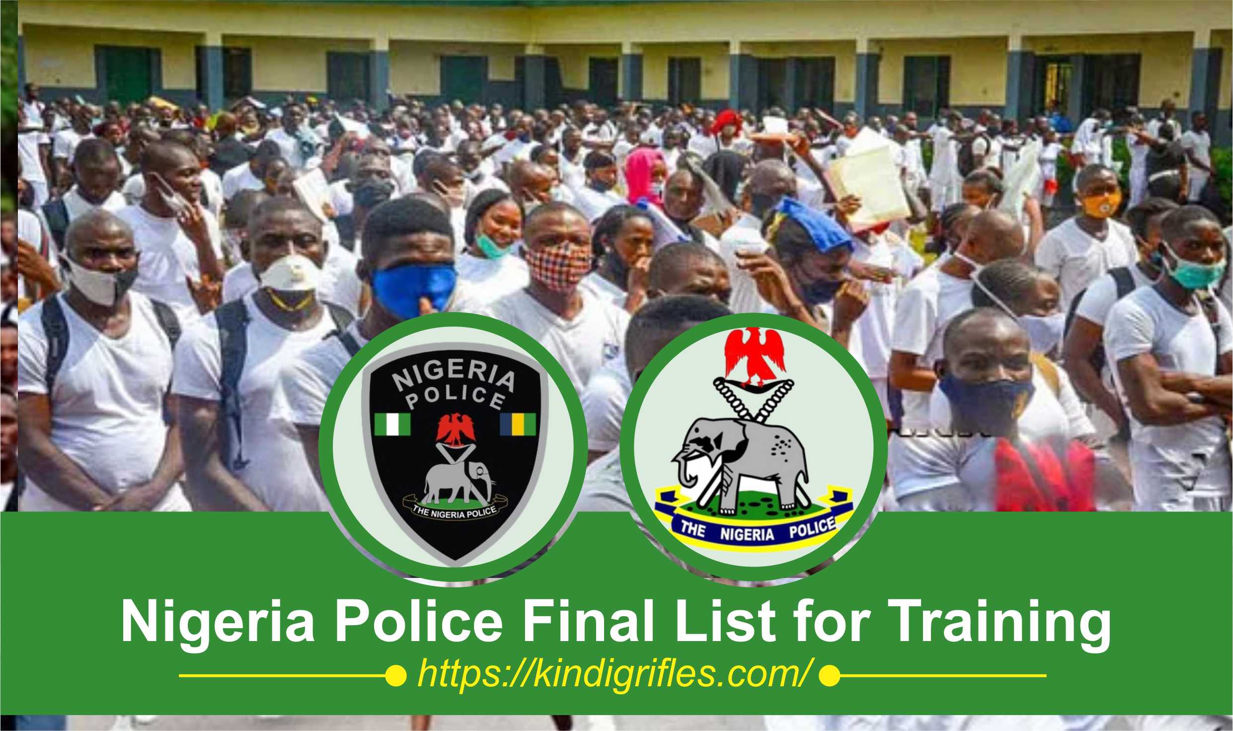 Nigeria Police Final List for Training