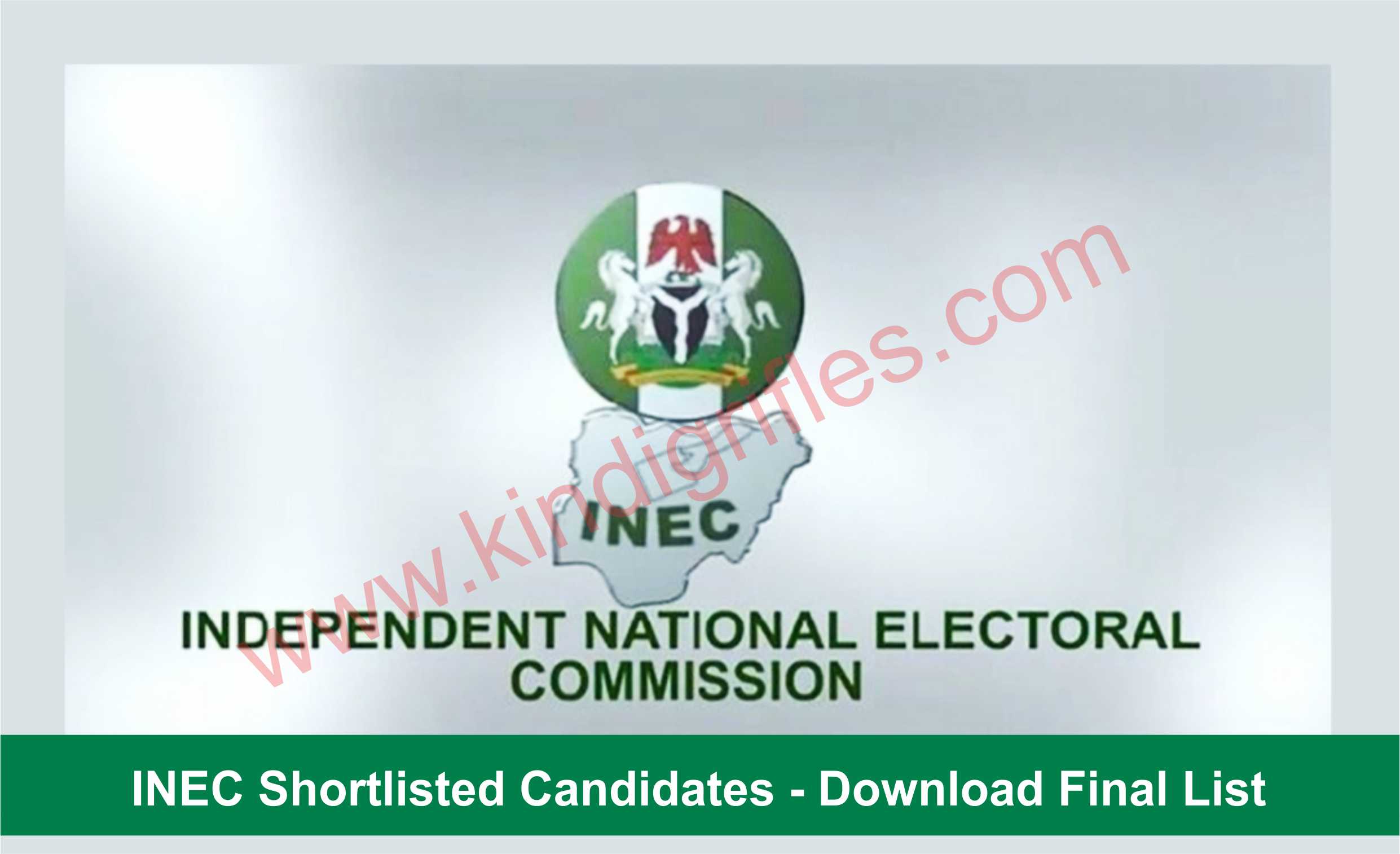 INEC Shortlisted Candidates