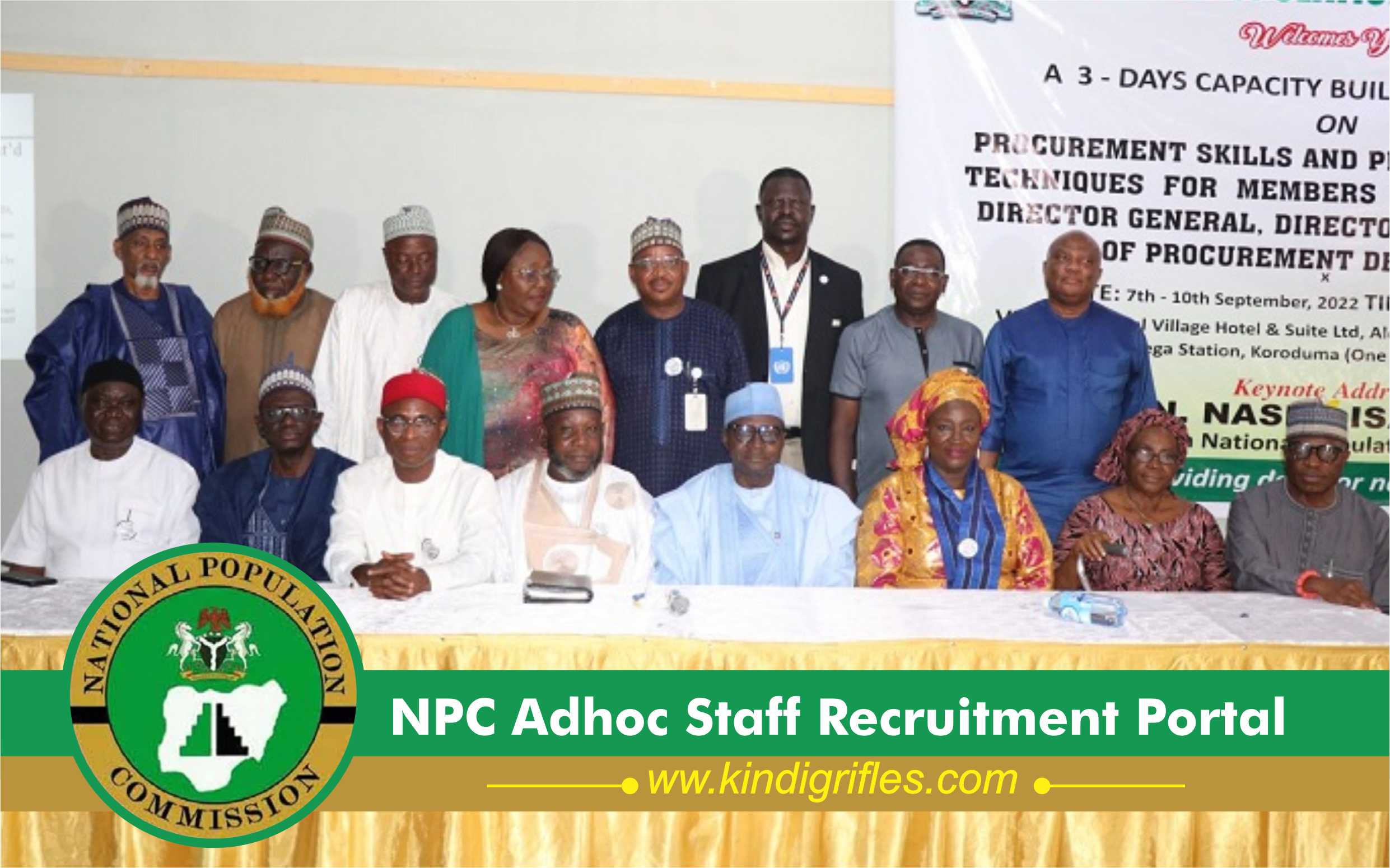 NPC Adhoc Staff Recruitment Portal