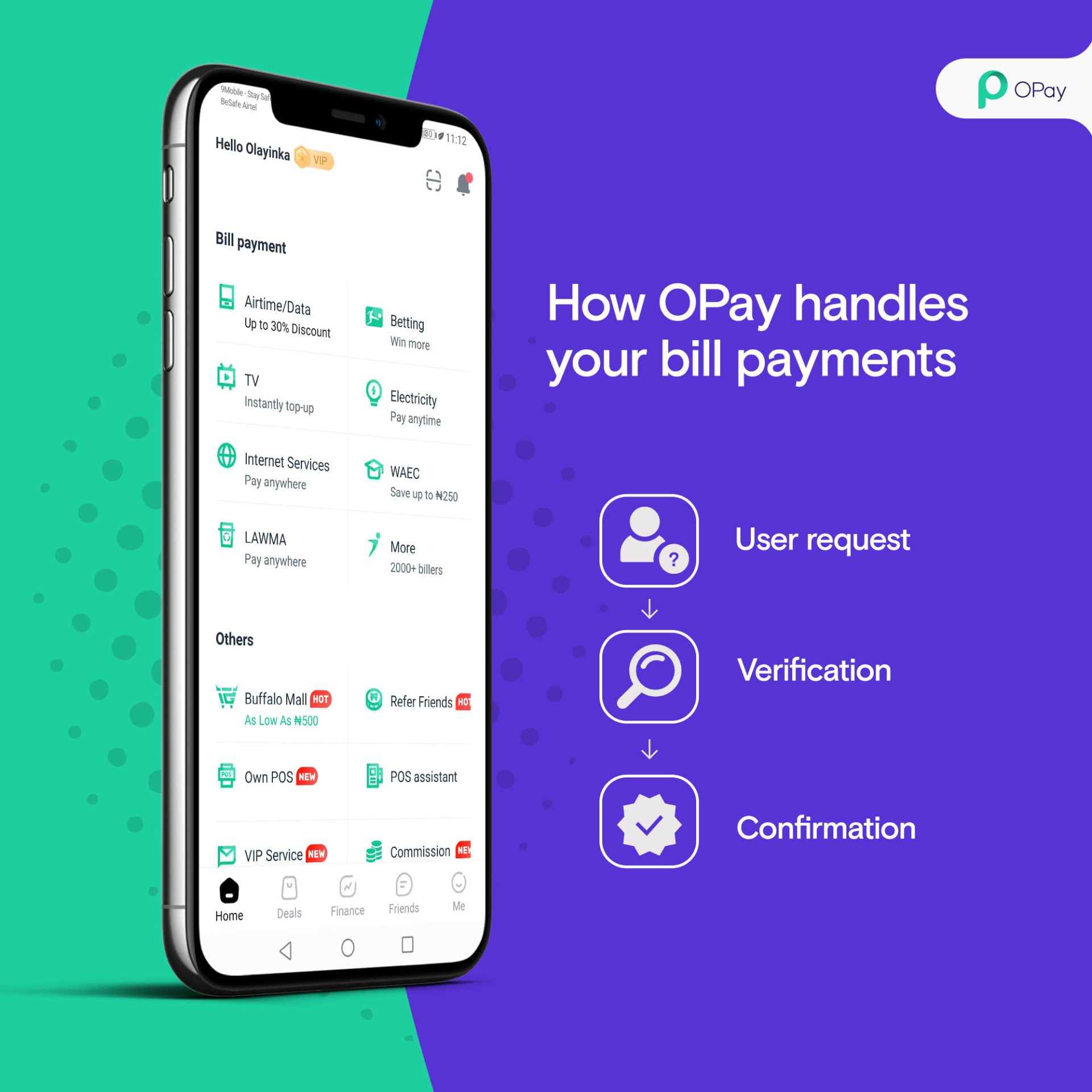 How Opay handle your own payment