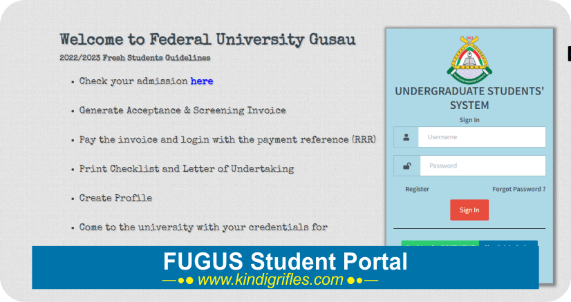 FUGUS Student Portal